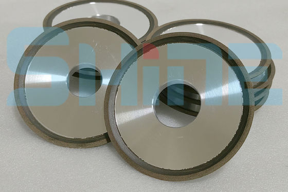 ใบเจียรเพชรเรซิ่นบอนด์ 4V2 รูปทรงจานสำหรับลับคมใบเลื่อยคาร์ไบด์