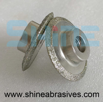 หินบ่าวาล์ว CBN เคลือบเพชรด้วยไฟฟ้า ขัดเงาสำหรับการเจียรคาร์ไบด์