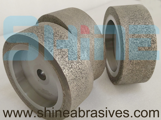 กว้าง 25 มิลลิเมตร เพชรสว่าง Abrasives โลหะพันธนาการบดล้อบด