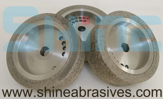 กว้าง 25 มิลลิเมตร เพชรสว่าง Abrasives โลหะพันธนาการบดล้อบด