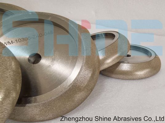 เครื่องบดโปรไฟล์ CBN ที่เคลือบด้วยไฟฟ้าสําหรับแกร่งสายผ่าเหล็กสแตนเลสสูง