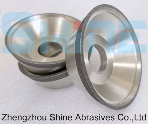 100mm 11V9 สายพันธนาการธาตุ CBN / วงล้อบดเพชรสําหรับ CNC เครื่องมือบด