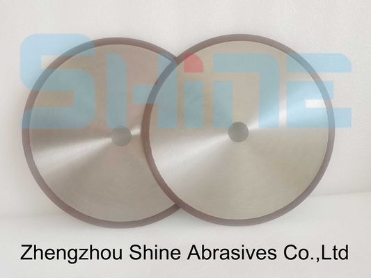 สายพันธนาการเรซิน 300 มิลลิเมตร วงล้อตัดเพชรสําหรับการตัดท่อแก้วโบโรซิลิเคตควอตซ์