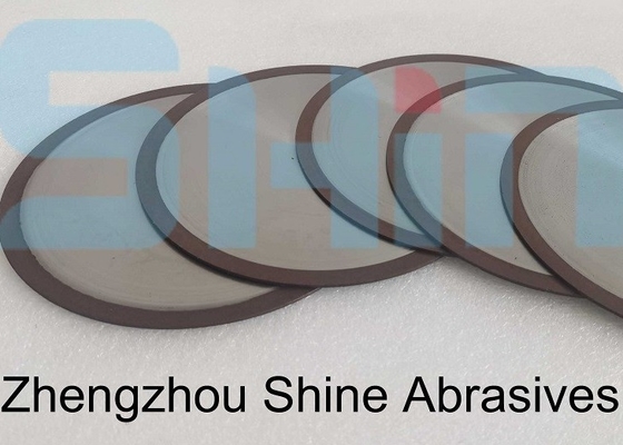 กรอบต่อเนื่อง 1A1R วงล้อเพชรสําหรับ Tungsten Carbide 125X1.2X20