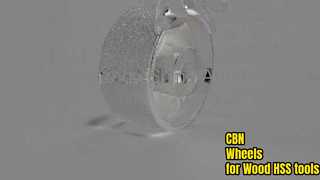 ดูการสาธิตล้อ CBN เคลือบด้วยไฟฟ้าสำหรับงานลับมีด HSS ไม้