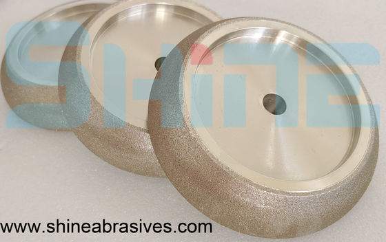 V รูปแบบปลาย electroplated CBN ล้อบดสําหรับการเรืองสายไหมยาง