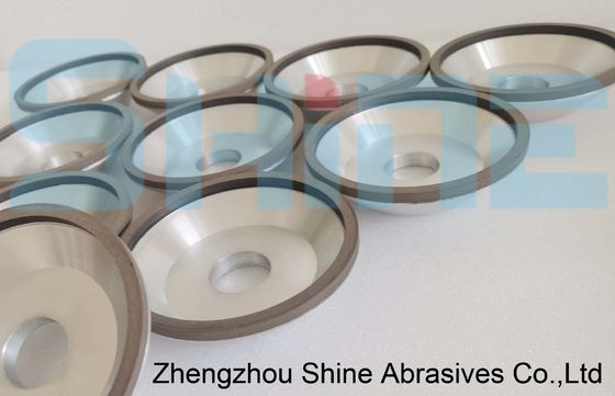 12A2/45° วงล้อเพชรผูกเรซินสําหรับการบดเครื่องมือที่มีปลายคาร์ไบด