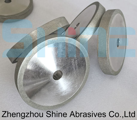 ODM วงล้อเคลือบเพชร 5 นิ้ว 1A1 วงล้อบดเพชรเคลือบไฟฟ้า