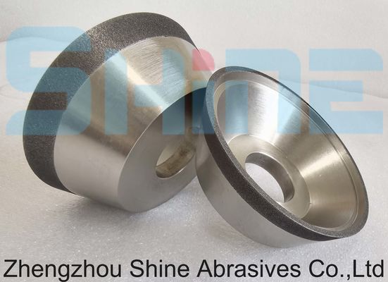 75 มม 11V9 สายพันธนาการเรซิน CBN / วงล้อบดเพชรสําหรับ CNC เครื่องมือบด