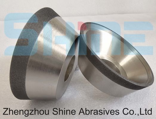 75 มม 11V9 สายพันธนาการเรซิน CBN / วงล้อบดเพชรสําหรับ CNC เครื่องมือบด