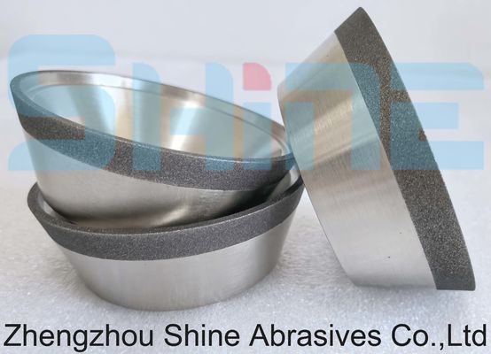 75 มม 11V9 สายพันธนาการเรซิน CBN / วงล้อบดเพชรสําหรับ CNC เครื่องมือบด
