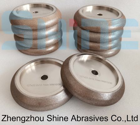 เครื่องเลี้ยวสายพัด 5" 10/30 ° CBN ล้อเลี้ยวสําหรับไม้ Mizer Bandsaw