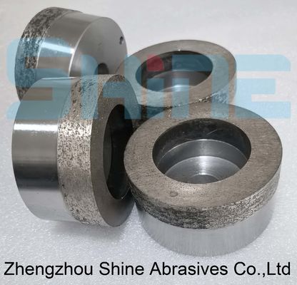 6A2 80mm โลหะพันธนาการวงล้อถ้วยเพชรสําหรับการบดเกรดเซรามิก