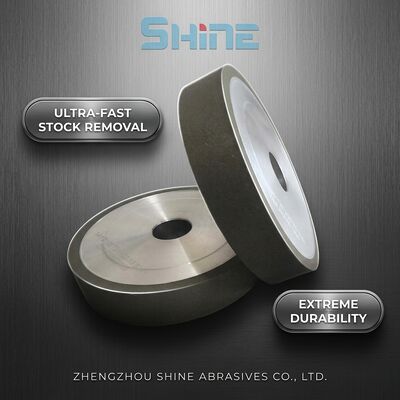 ล้อเจียรเรซินพันธะเพชร 1A1 ขนาด 4 นิ้ว สำหรับกระเบื้องแก้ว