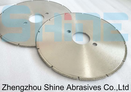 ล้อเพชรชุบไฟฟ้าขนาด 300 มม. สำหรับการเจียรและตัดเหล็กหล่อ