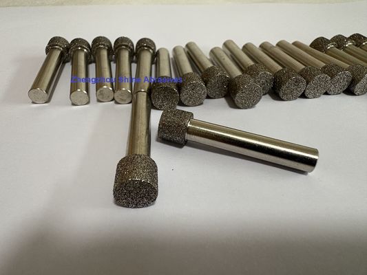 6 มิลลิเมตรกระดาน CBN จุดติดตั้งแบบไฟฟ้าสําหรับการบดภายในและ deburring