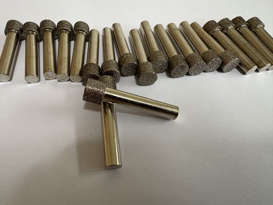 6 มิลลิเมตรกระดาน CBN จุดติดตั้งแบบไฟฟ้าสําหรับการบดภายในและ deburring