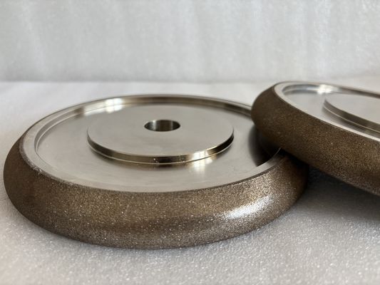 ล้อเจียร CBN ชุบไฟฟ้าขนาด 8 นิ้ว 203 มม. Wm 10/30 สำหรับลับเลื่อยสายพาน