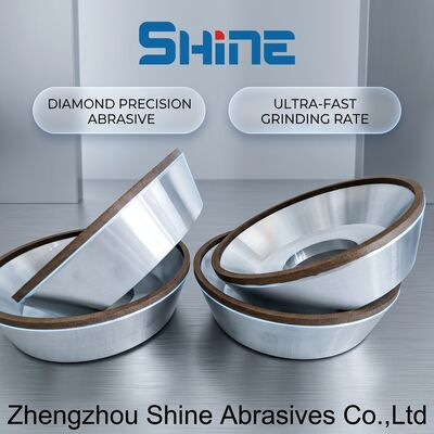 ล้อเจียรเพชรเรซินบอนด์รูปจาน 12A2 แผ่นเจียรด้านบน