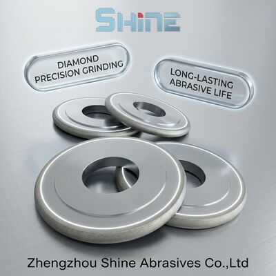 ล้อเจียร CBN ผสมโลหะ 14FF1 สำหรับเหล็กกล้าเครื่องมือ HSS สแตนเลส