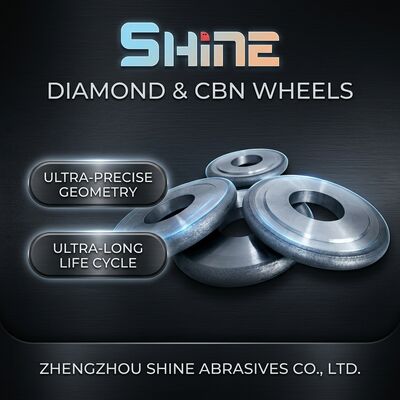 ล้อเจียร CBN ผสมโลหะ 14FF1 สำหรับเหล็กกล้าเครื่องมือ HSS สแตนเลส