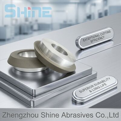 ล้อถ้วยเพชร 6A2 ที่กําหนดเองสําหรับการบดวัสดุคาร์ไบด์แข็ง