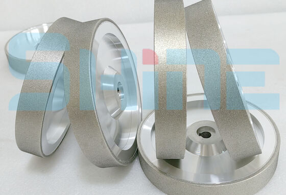 1A1 Electroplated Diamond Surface Grinding Wheel 200mm D126 for Alumina Zirconia Silicon Carbide Ceramic Processing