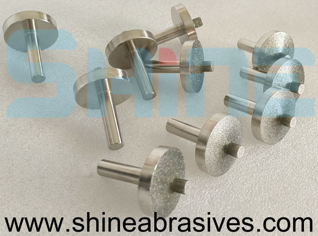 แสงสว่าง Abrasives หกปัจจัย เครื่องบด 12.7 มม ขนาดขุดเพชร electroplated