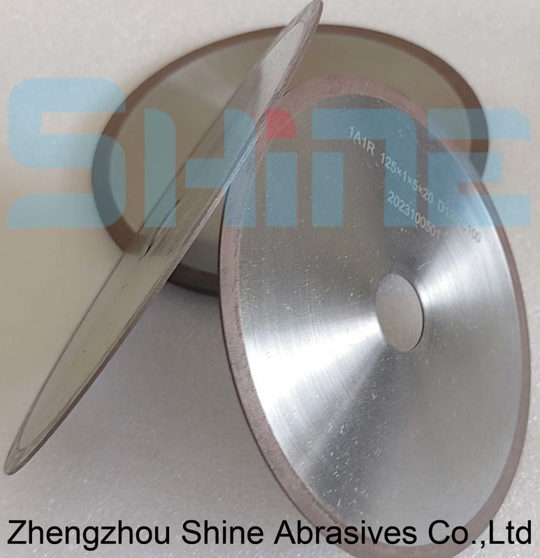 ผูกเชื้อผง 1A1R ล้อตัดเพชรสําหรับวัสดุคาร์ไบดแข็ง