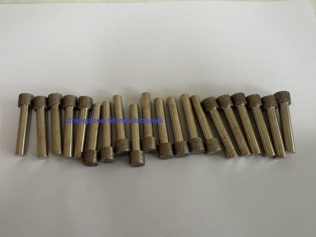 6 มิลลิเมตรกระดาน CBN จุดติดตั้งแบบไฟฟ้าสําหรับการบดภายในและ deburring