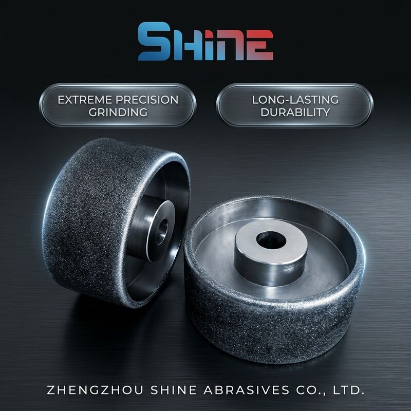 ล้อ CBN ที่เคลือบด้วยไฟฟ้าสําหรับการบดและคมมีดไม้ HSS