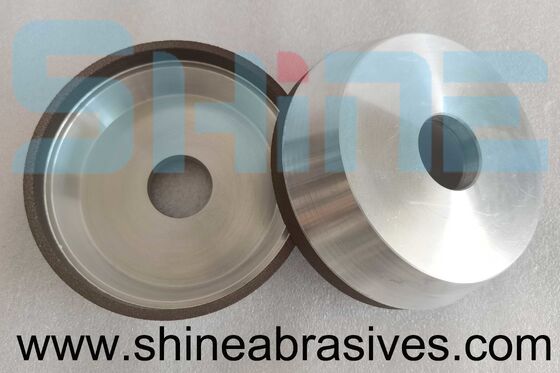 6A2 ผ่าพันธนาการธาตุหอมถ้วยล้อ 100 มม D151 กริทแก้ว Edge Grinding RoHS