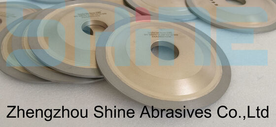 ล้อเจียรซีเอ็นซีไฮบริดบอนด์ CBN 150 มม. D64 1V1 สำหรับเครื่องมือตัดทางการแพทย์การเจียรขลุ่ย